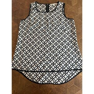 Daniel Rainn medium white and black tank top Medium